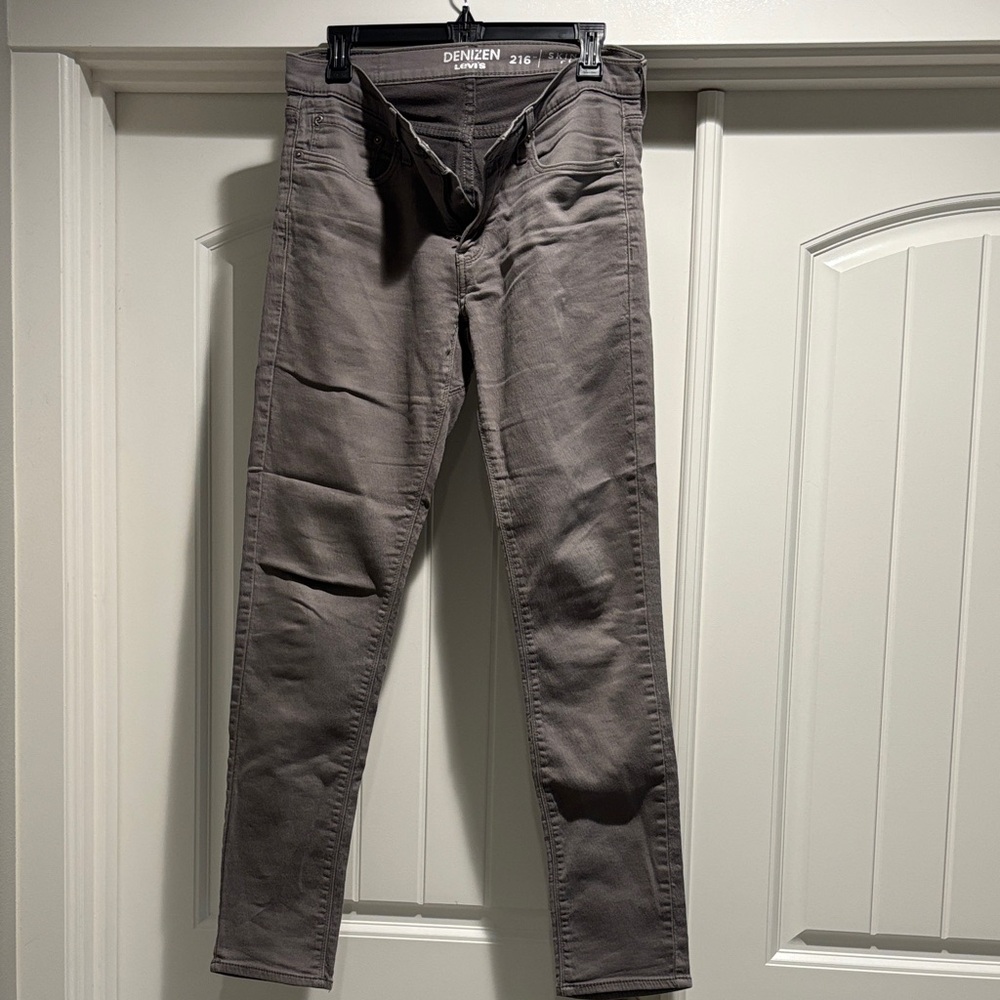 Denizen from Levi's Men's Charcoal Skinny Jeans